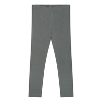 BIRKHOLM Rib Leggings Elefant Grå
